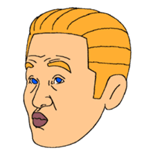 <J-Stickers>Here comes Mr.Blonde! sticker #3419686