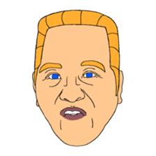 <J-Stickers>Here comes Mr.Blonde! sticker #3419694