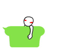 Speech balloon and that fellow sticker #3419876