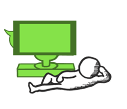 Speech balloon and that fellow sticker #3419891