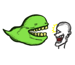 Speech balloon and that fellow sticker #3419897