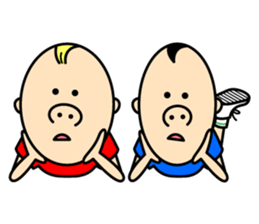 Poker face brothers (World) sticker #3420035