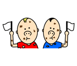 Poker face brothers (World) sticker #3420055