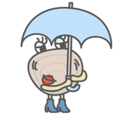 Stylish Clam, "Hama-chan" sticker #3420230