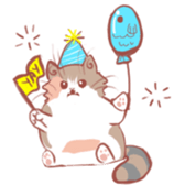 Fat Fat the Cat! sticker #3421590