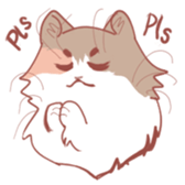 Fat Fat the Cat! sticker #3421604