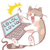 Fat Fat the Cat! sticker #3421605