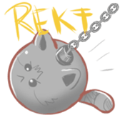 Fat Fat the Cat! sticker #3421616