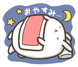 Slacker bunny sticker #3421700