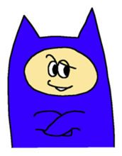 Wear a cat costume stickers sticker #3421840