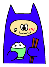 Wear a cat costume stickers sticker #3421842