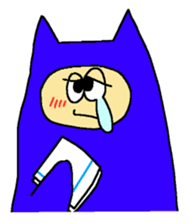 Wear a cat costume stickers sticker #3421855