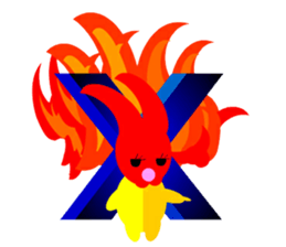 Apple rabbit Sticker sticker #3422078