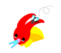 Apple rabbit Sticker sticker #3422083