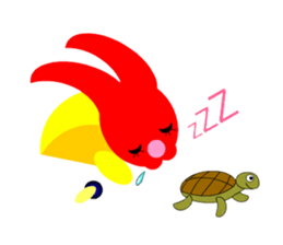 Apple rabbit Sticker sticker #3422090