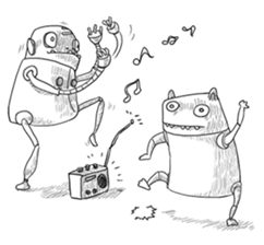 Space Buddy sticker #3422589