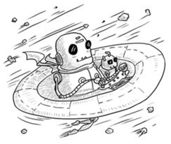 Space Buddy sticker #3422599