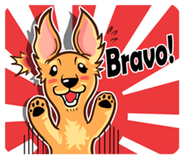 Longhaired Dachshund sticker #3422918