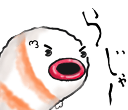 Boiled shrimp and co. sticker #3422951