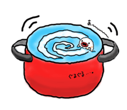 Boiled shrimp and co. sticker #3422964