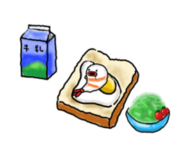 Boiled shrimp and co. sticker #3422966