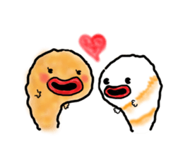 Boiled shrimp and co. sticker #3422970