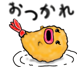 Boiled shrimp and co. sticker #3422979