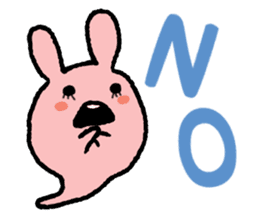 Haunted rabbit sticker #3422987