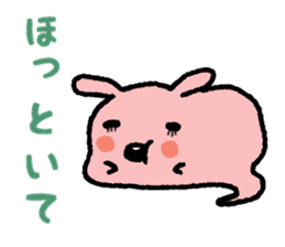 Haunted rabbit sticker #3422996