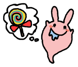 Haunted rabbit sticker #3422999