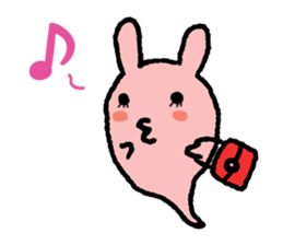 Haunted rabbit sticker #3423006