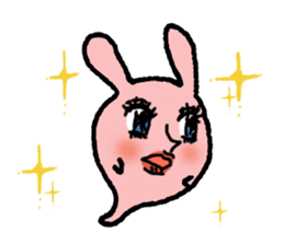 Haunted rabbit sticker #3423017
