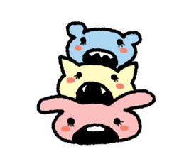 Haunted rabbit sticker #3423024