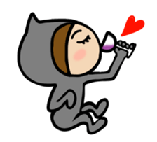 black cat Matsu 2 sticker #3423123