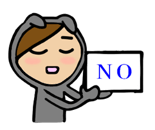 black cat Matsu 2 sticker #3423130