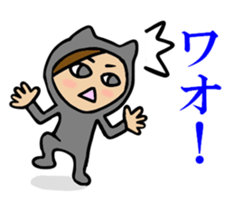 black cat Matsu 2 sticker #3423133