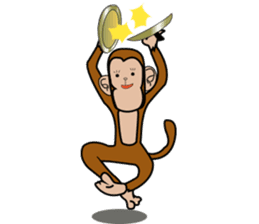 MY NAME IS MONKEY sticker #3424005