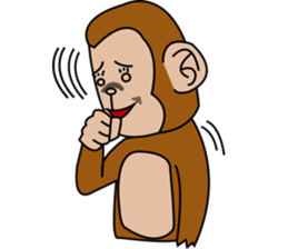 MY NAME IS MONKEY sticker #3424006