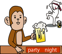 MY NAME IS MONKEY sticker #3424014