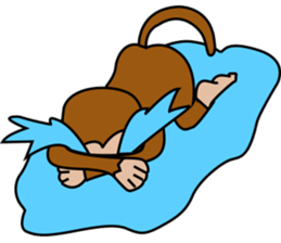 MY NAME IS MONKEY sticker #3424020