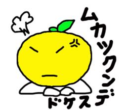 Daily life's conversation of an orange sticker #3424061