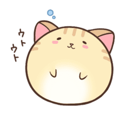 Very round cat sticker #3424388