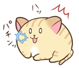 Very round cat sticker #3424401