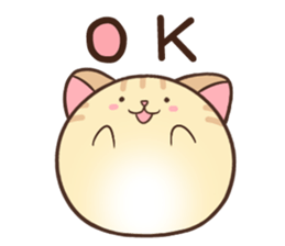 Very round cat sticker #3424406