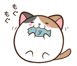 Very round cat sticker #3424414