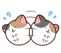 Very round cat sticker #3424417