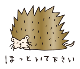 Hedgehog Boy sticker #3424801