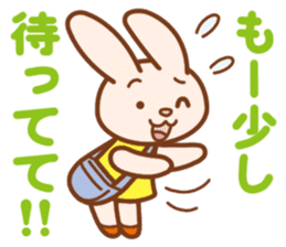 Wait of the rabbit sticker #3425450