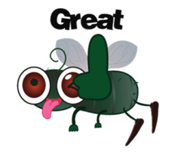 Funny Insects sticker #3425509