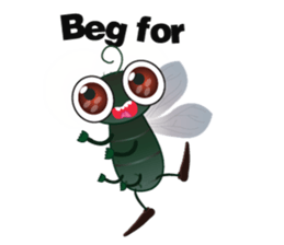 Funny Insects sticker #3425510